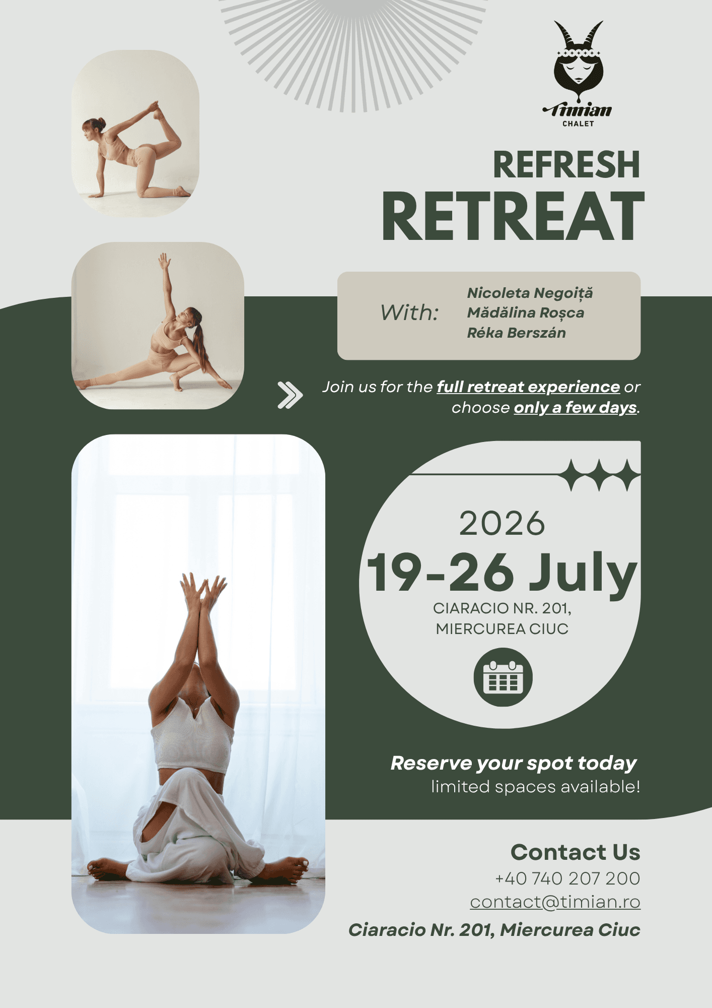 Refresh Retreat szórólap